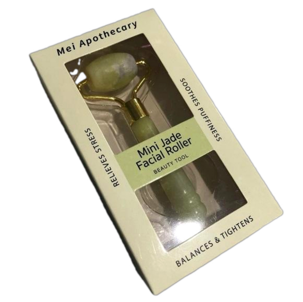 Mini jade facial roller beauty tool
